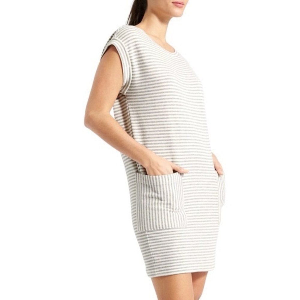 ATHLETA stripe pocket dress